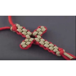 Cách đan vòng đeo cổ hình chữ thập đơn giản mà độc đáo